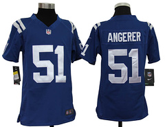 Nike youth's Jersey Indianapolis Colts 51 Pat Angerer Blue Game